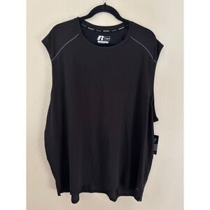 Russell Athletic Mens 3XL Black Dri-Power 360 Training Fit Muscle Tee 
A1035